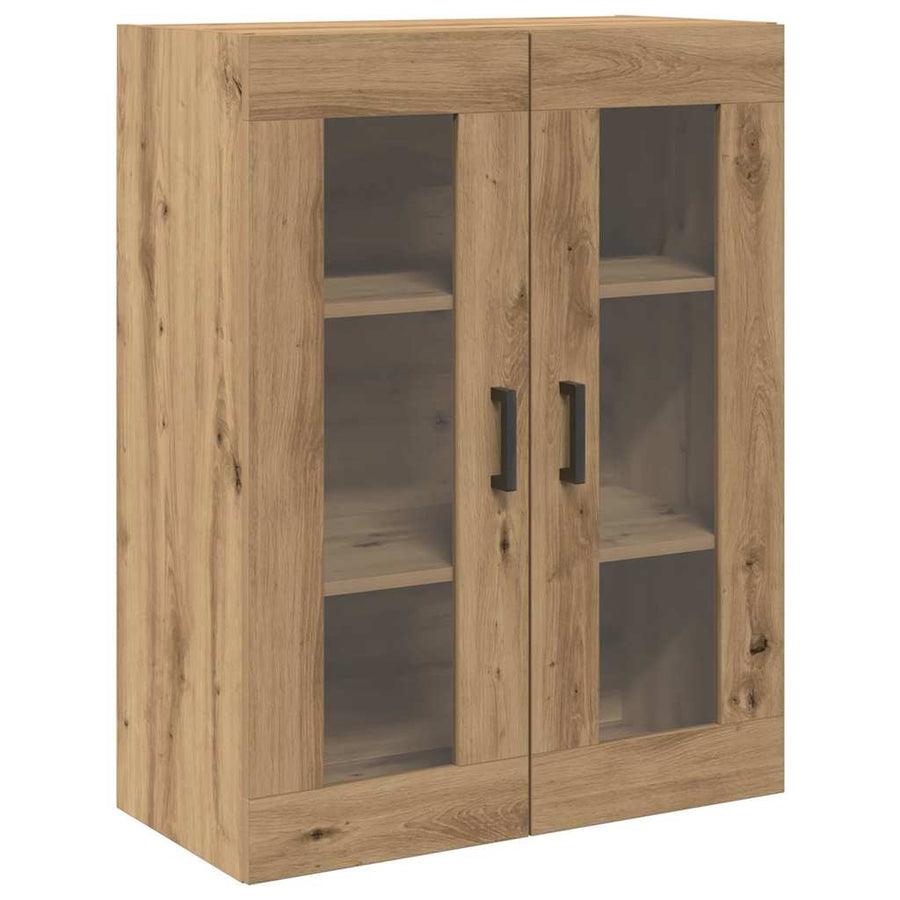 Hoge kast 2 pcs Artisan Eiken 69,5 x 34 x 180 cm Bewerkt hout