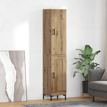 Hoge kast Artisan Eiken 69,5 x 34 x 180 cm Bewerkt hout