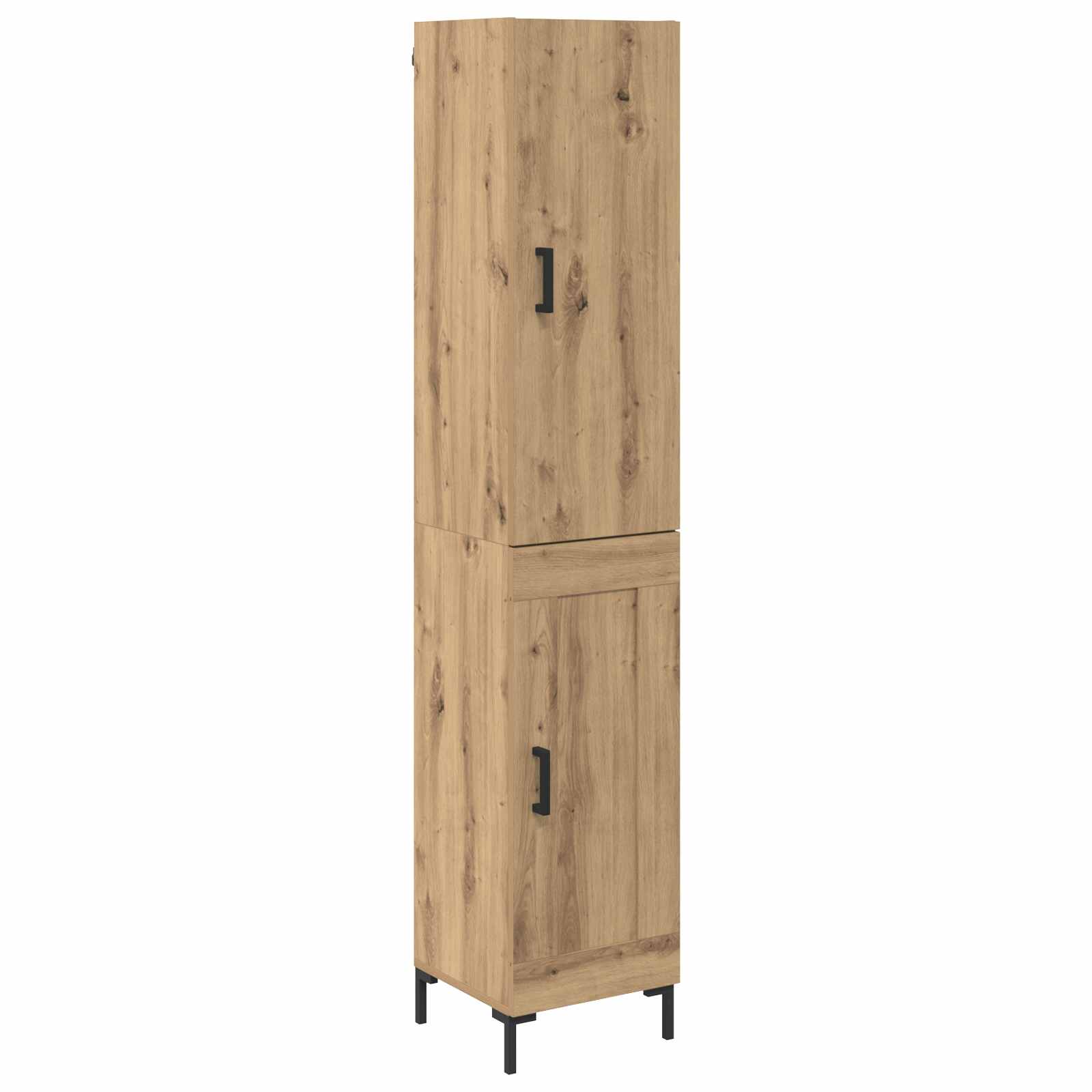 Hoge kast Artisan Eiken 69,5 x 34 x 180 cm Bewerkt hout