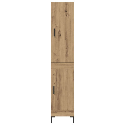 Hoge kast Artisan Eiken 69,5 x 34 x 180 cm Bewerkt hout
