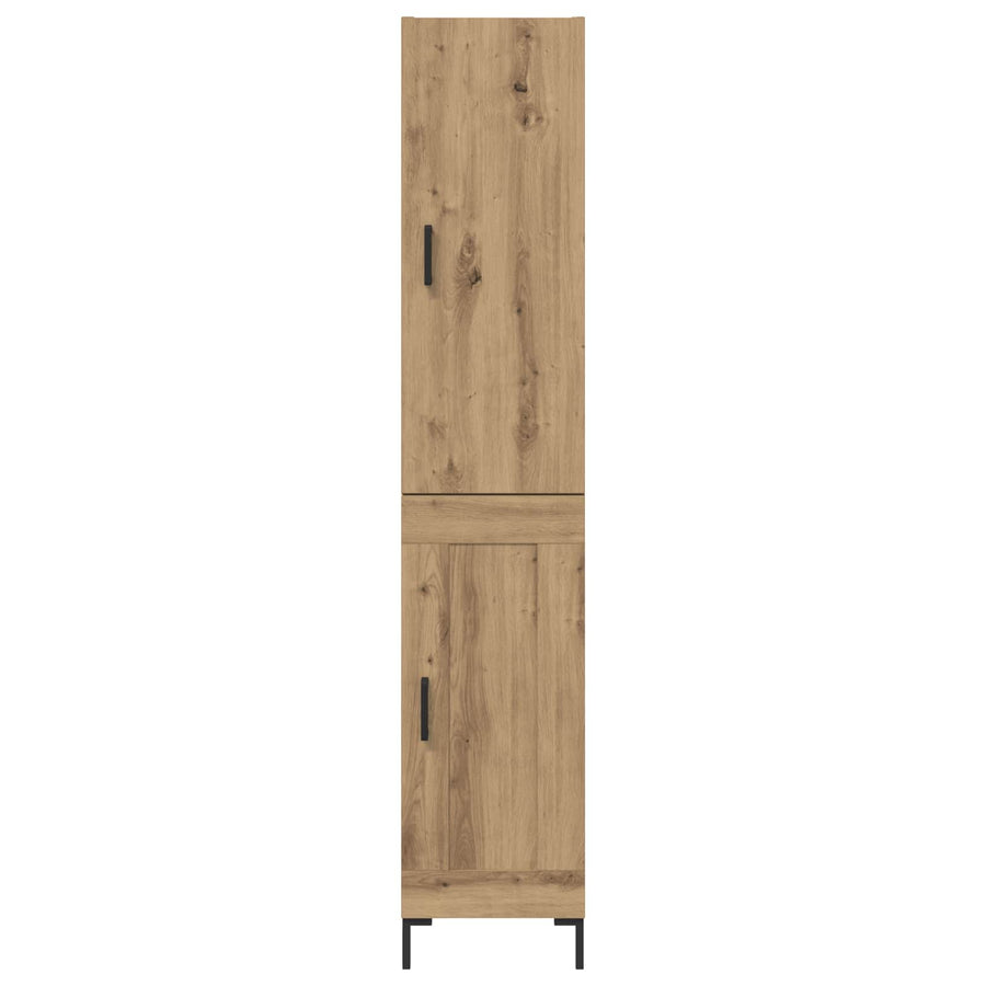 Hoge kast Artisan Eiken 69,5 x 34 x 180 cm Bewerkt hout