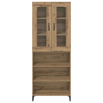 Highboard Artisan Eiken 69,5 x 34 x 180 cm Bewerkt hout