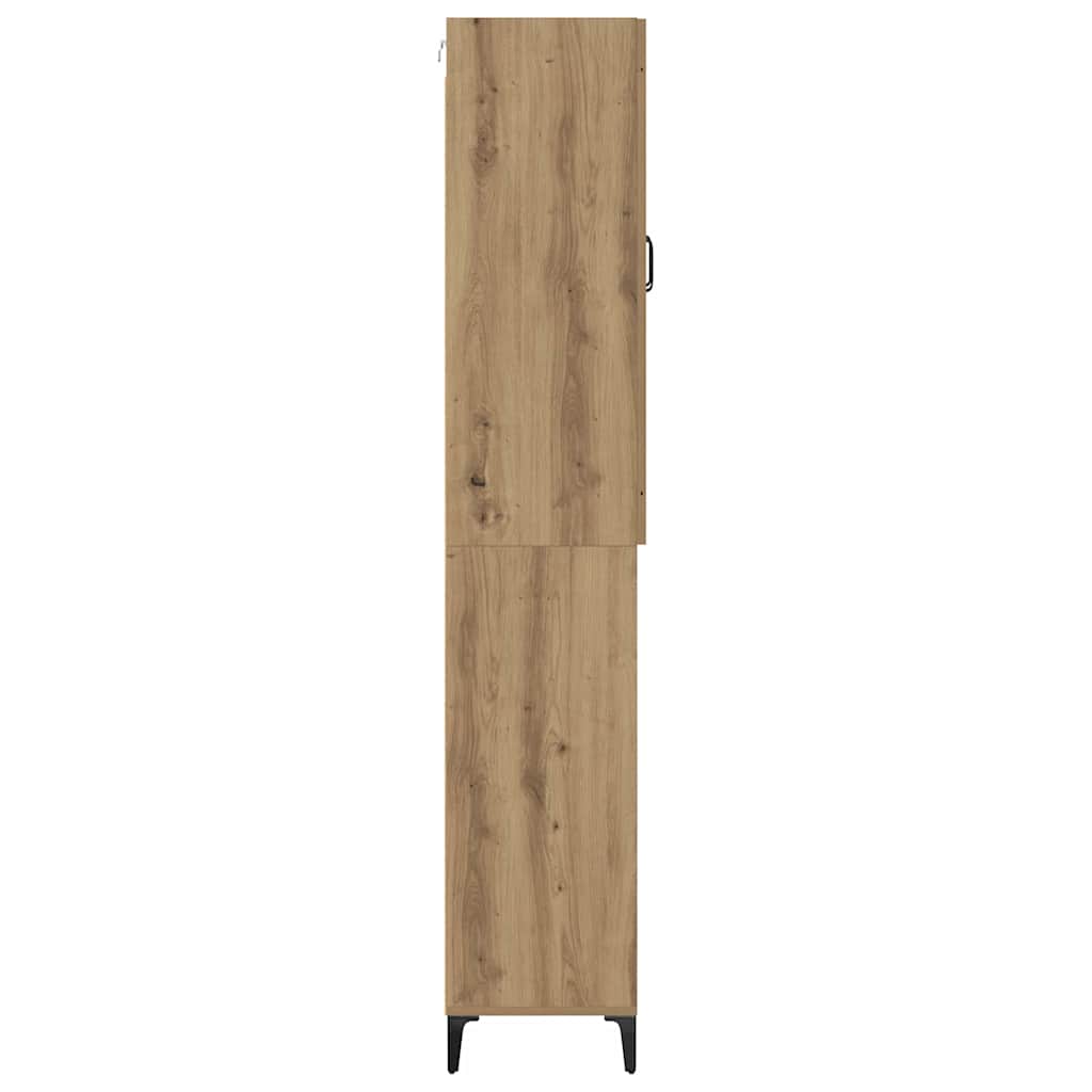 Highboard Artisan Eiken 69,5 x 34 x 180 cm Bewerkt hout