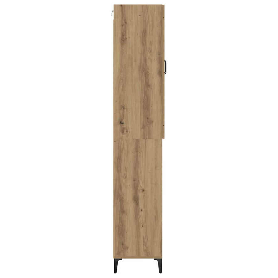 Highboard Artisan Eiken 69,5 x 34 x 180 cm Bewerkt hout