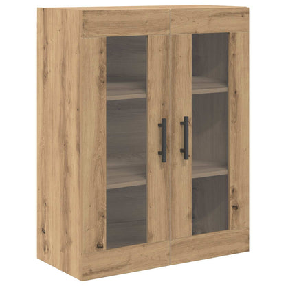 Hoge kast met lade 2 pcs Artisan Eiken Bewerkt hout