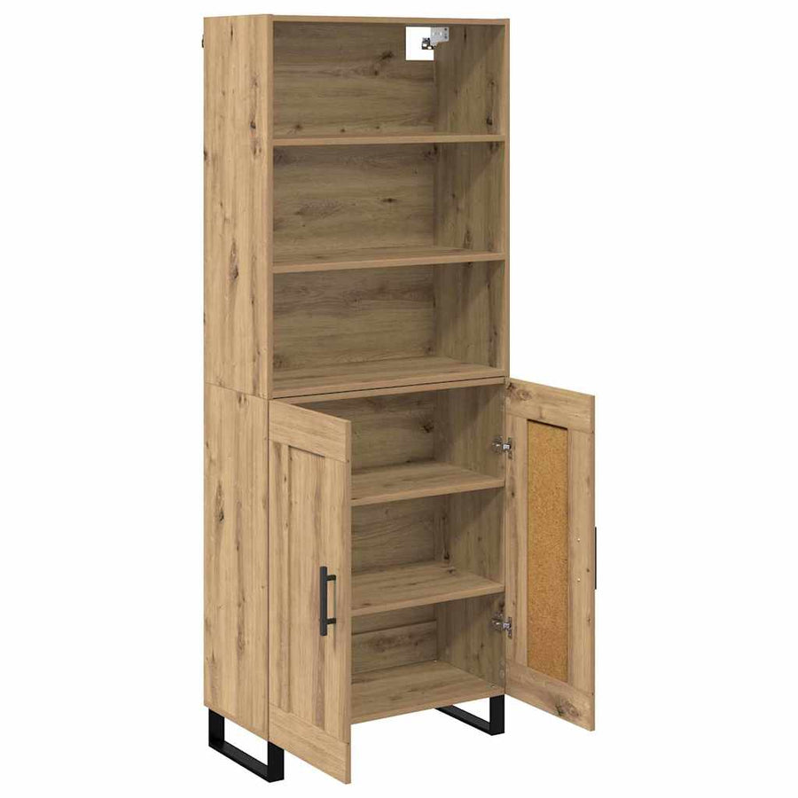 Hoge kast Artisan Eiken 69,5 x 34 x 180 cm