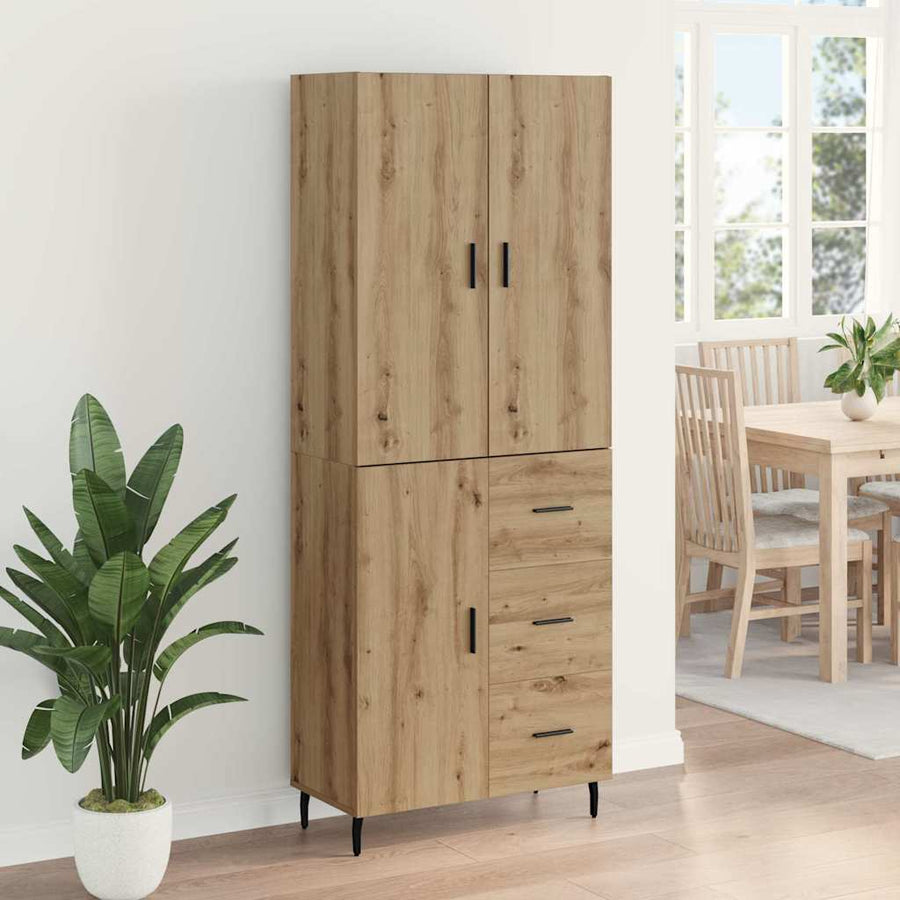 Hoge kast met lade Artisan Eiken 69,5 x 34 x 180 cm