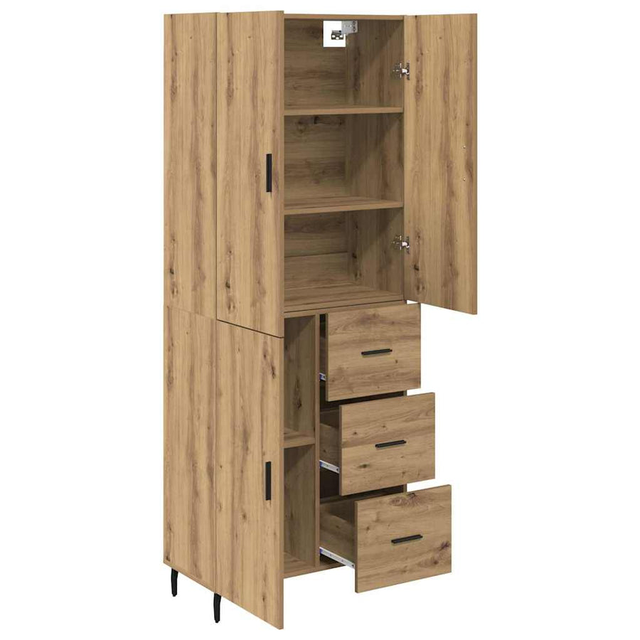 Hoge kast met lade Artisan Eiken 69,5 x 34 x 180 cm
