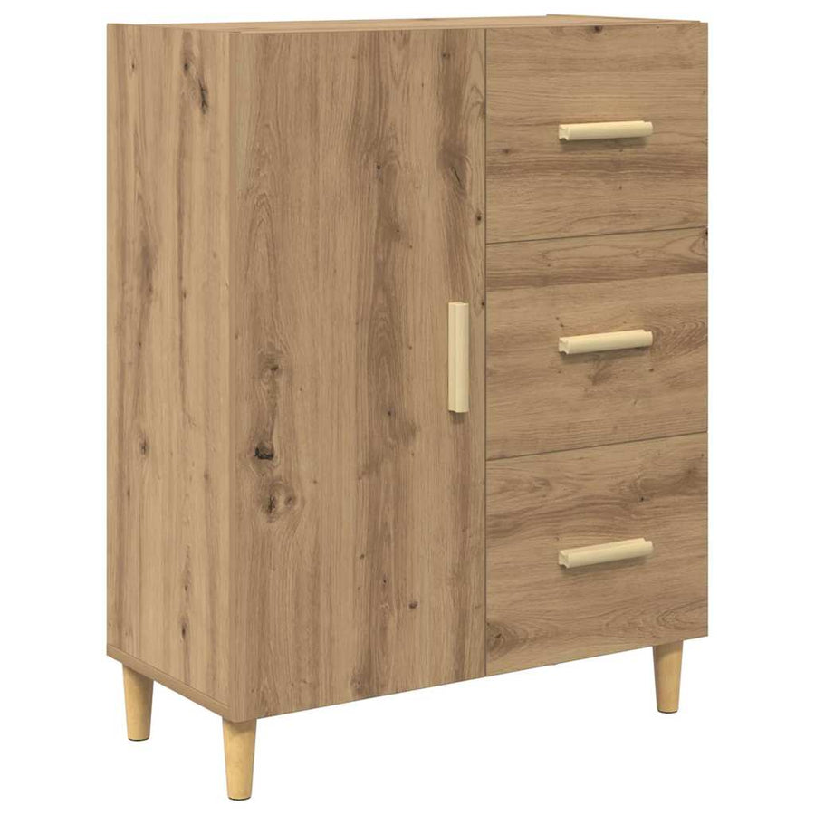 Hoge kast Artisan Eiken 69,5 x 34 x 180 cm Bewerkt hout