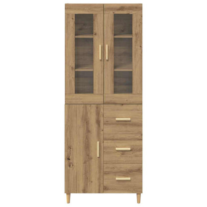 Hoge kast Artisan Eiken 69,5 x 34 x 180 cm Bewerkt hout