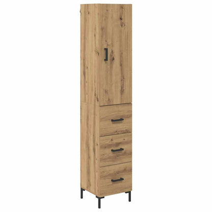 Hoge kast Artisan Eiken 69,5 x 34 x 180 cm Bewerkt hout