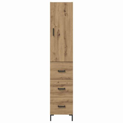 Hoge kast Artisan Eiken 69,5 x 34 x 180 cm Bewerkt hout