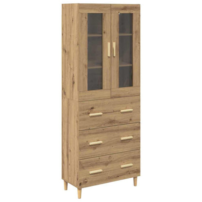Hoge kast met lade Artisan Eiken 69,5 x 34 x 180 cm