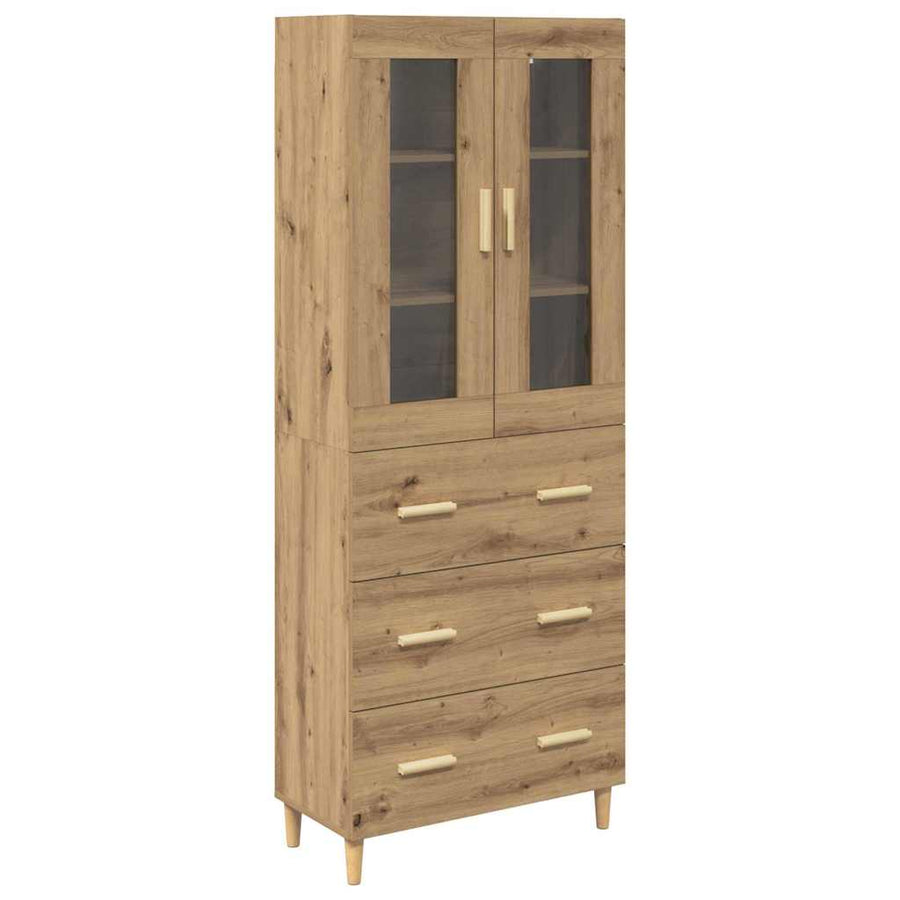Hoge kast met lade Artisan Eiken 69,5 x 34 x 180 cm