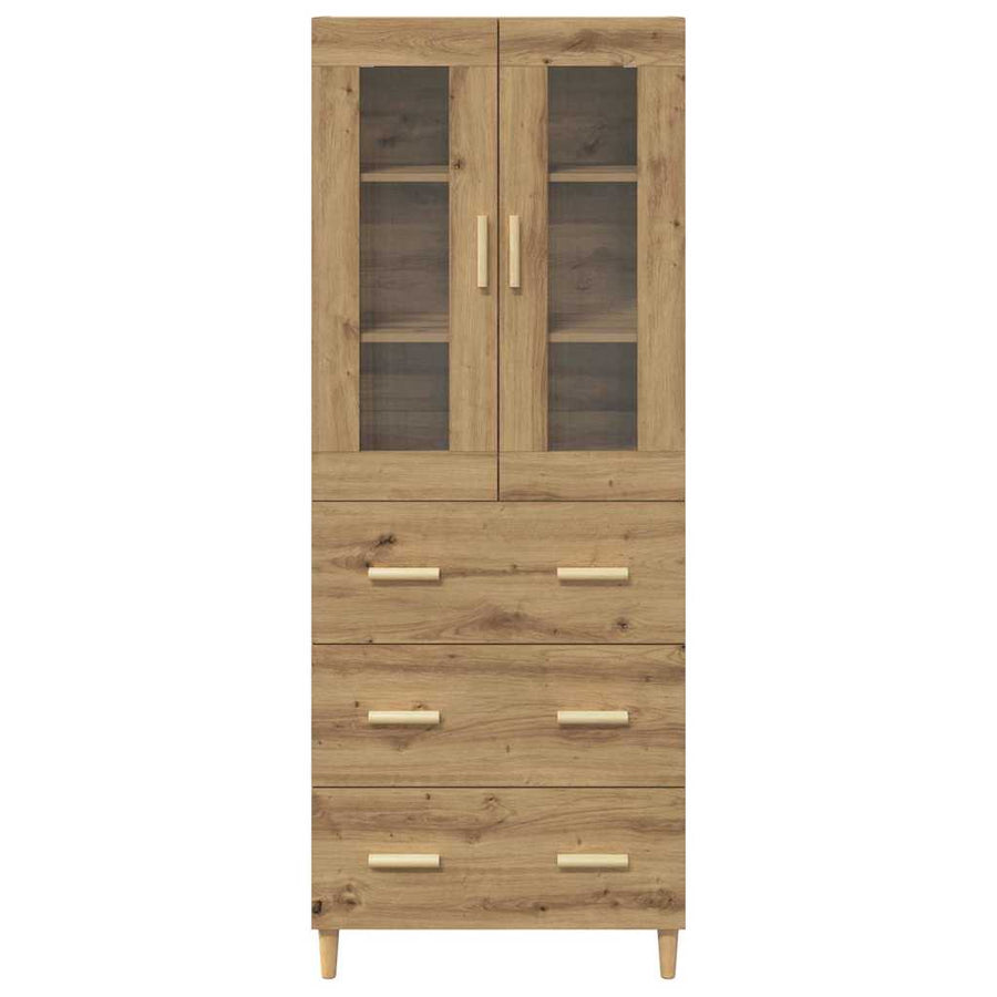 Hoge kast met lade Artisan Eiken 69,5 x 34 x 180 cm