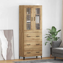 Highboard Artisan Eiken 69,5 x 34 x 180 cm Bewerkt hout