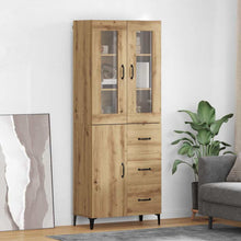 Highboard Artisan Eiken 69,5 x 34 x 180 cm Bewerkt hout