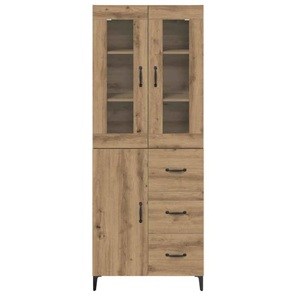 Highboard Artisan Eiken 69,5 x 34 x 180 cm Bewerkt hout