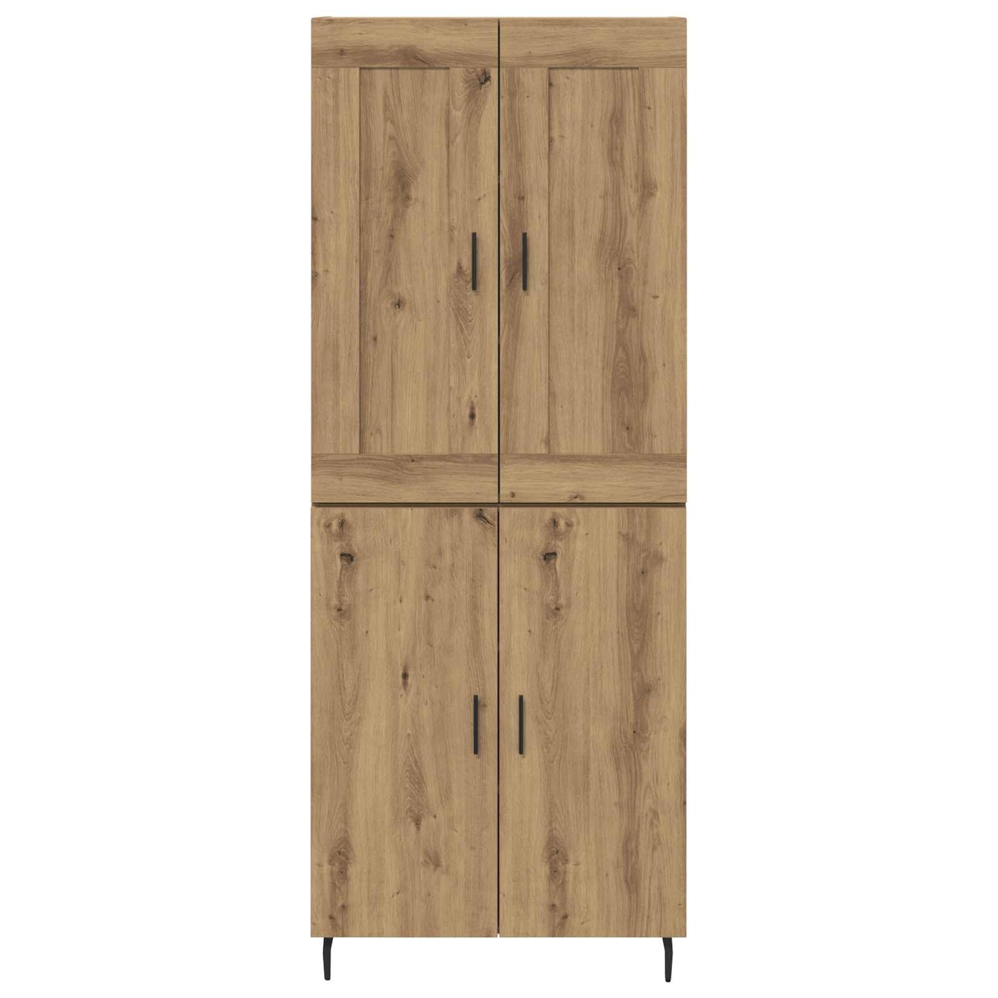 Hoge kast 2 pcs Artisan Eiken Bewerkt hout