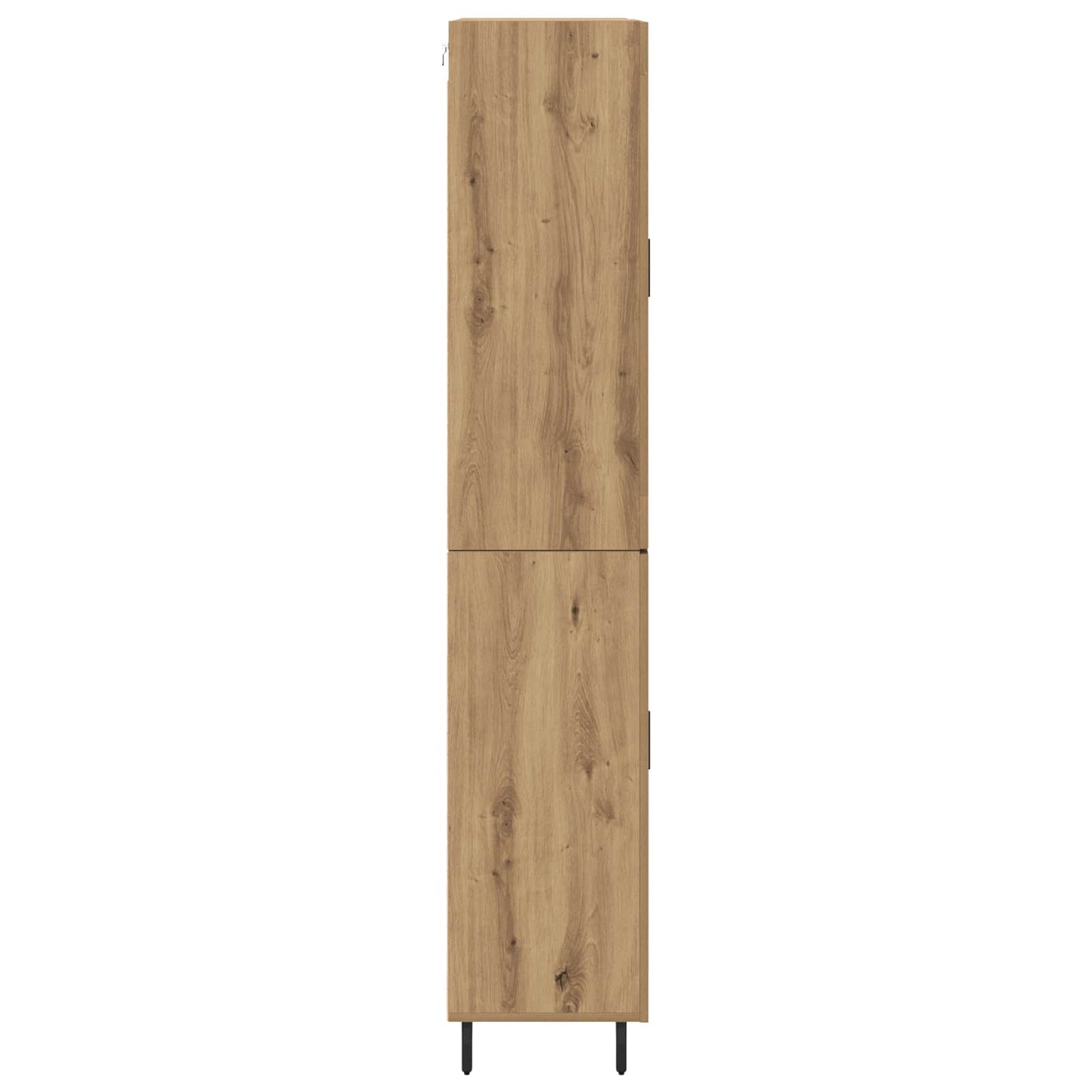 Hoge kast 2 pcs Artisan Eiken Bewerkt hout