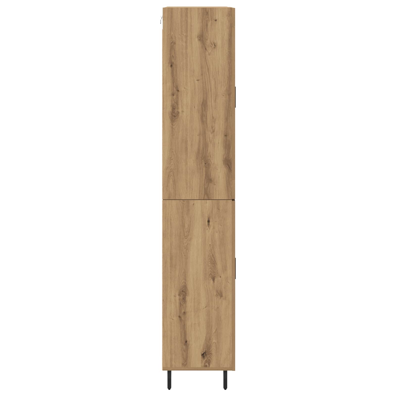 Hoge kast 2 pcs Artisan Eiken Bewerkt hout