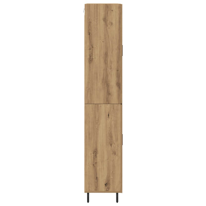 Hoge kast 2 pcs Artisan Eiken Bewerkt hout