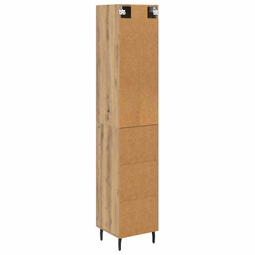 Highboard Artisan Eiken 34,5 x 34 x 180 cm Bewerkt hout