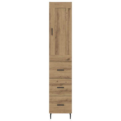 Highboard Artisan Eiken 34,5 x 34 x 180 cm Bewerkt hout