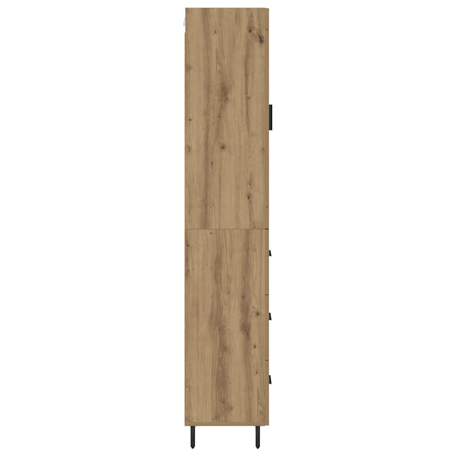 Highboard Artisan Eiken 34,5 x 34 x 180 cm Bewerkt hout