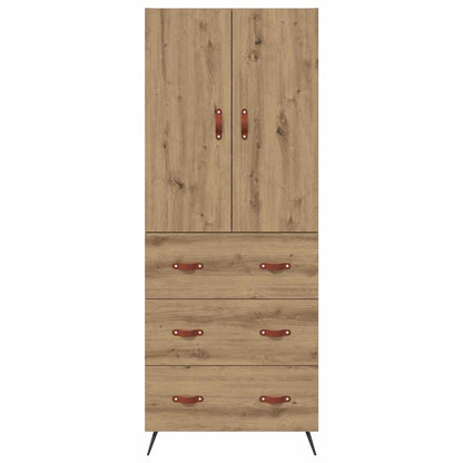 Highboard Artisan Eiken 69,5 x 34 x 180 cm Bewerkt hout