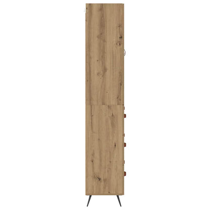 Highboard Artisan Eiken 69,5 x 34 x 180 cm Bewerkt hout