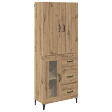 Highboard met lade Artisan Eiken 69,5 x 34 x 180 cm Bewerkt hout