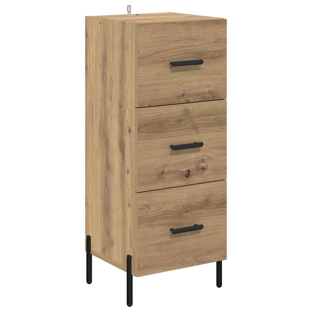 Highboard Artisan Eiken 34,5 x 34 x 180 cm Bewerkt hout