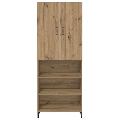 Highboard Artisan Eiken 69,5 x 34 x 180 cm Bewerkt hout