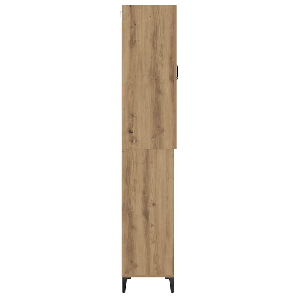 Highboard Artisan Eiken 69,5 x 34 x 180 cm Bewerkt hout