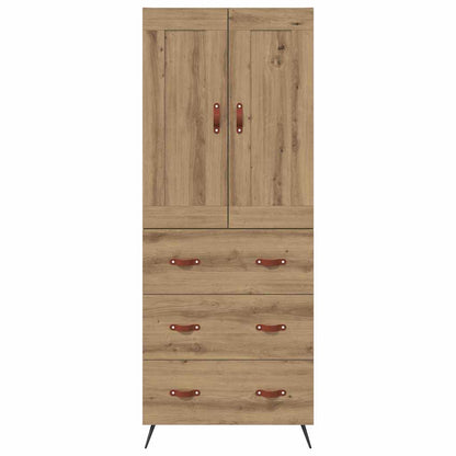 Highboard Artisan Eiken 69,5 x 34 x 180 cm Bewerkt hout