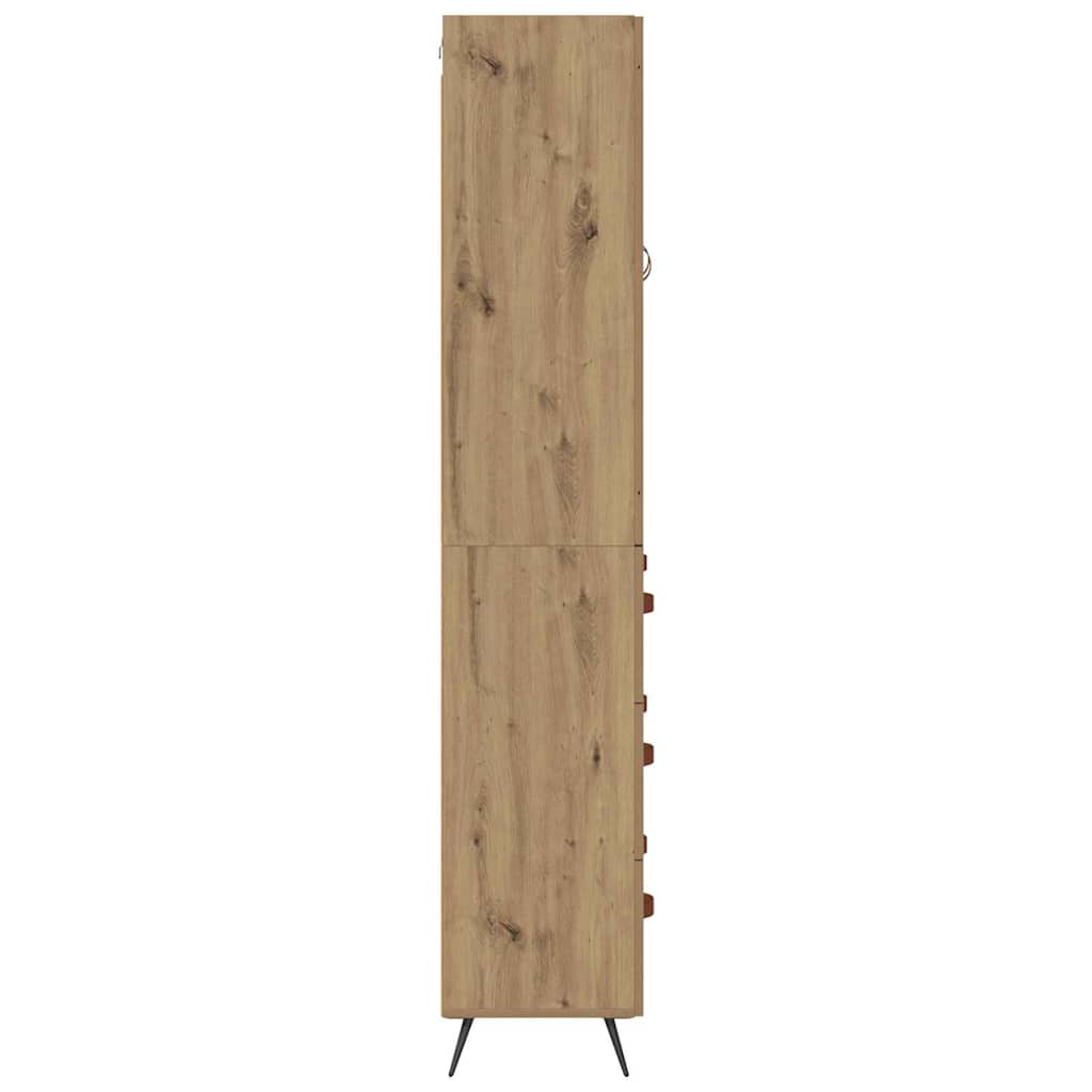 Highboard Artisan Eiken 69,5 x 34 x 180 cm Bewerkt hout
