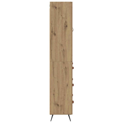Highboard Artisan Eiken 69,5 x 34 x 180 cm Bewerkt hout