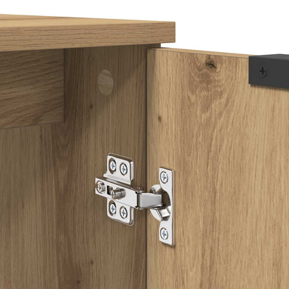 Badkamermeubelset met lade 4 pcs Artisan Eiken Bewerkt hout