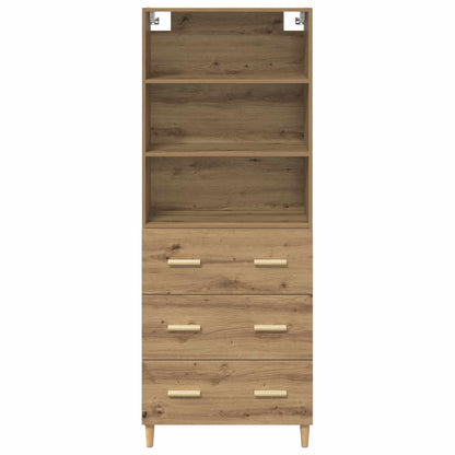 Hoge kast Artisan Eiken 69,5 x 32,5 x 180 cm Bewerkt hout