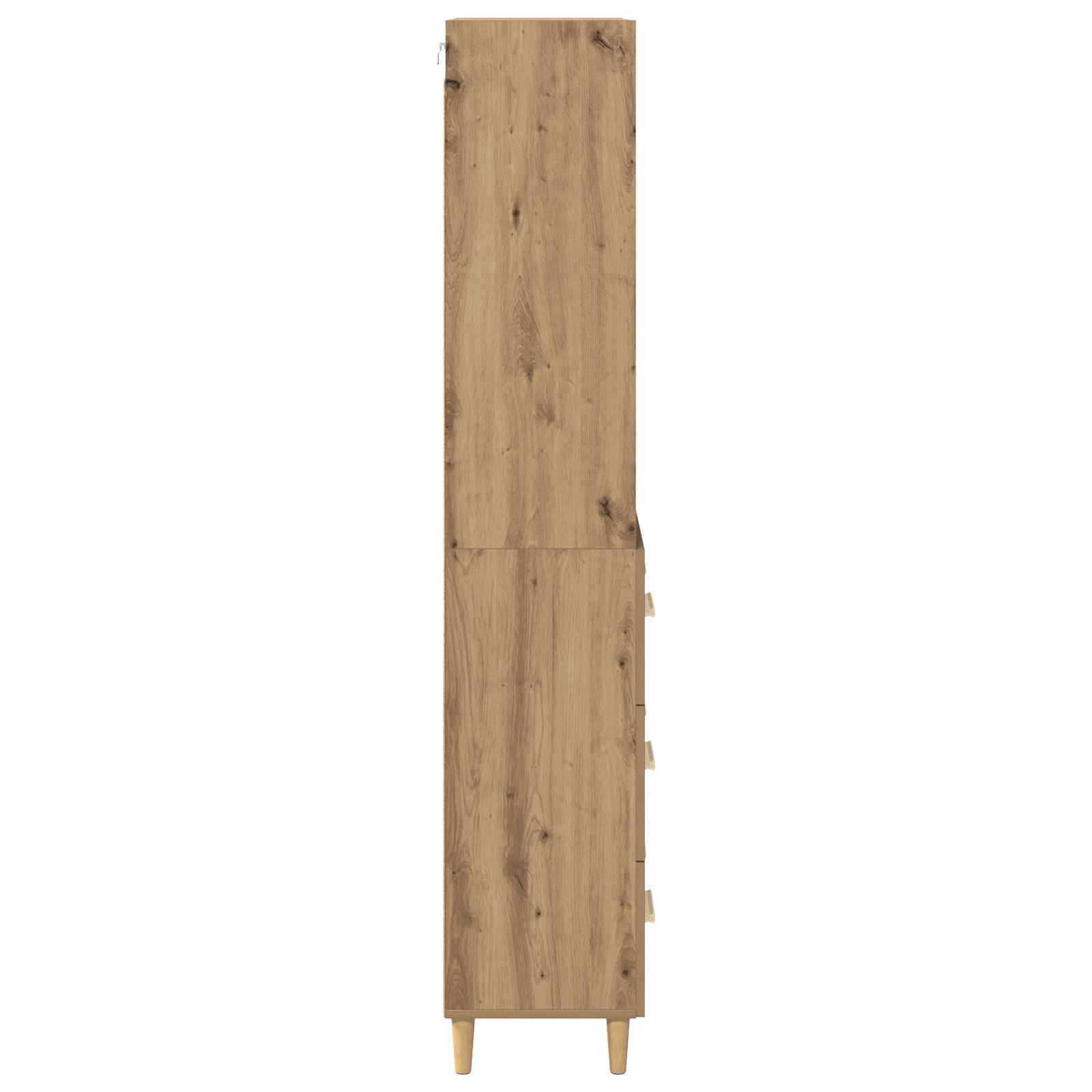 Hoge kast Artisan Eiken 69,5 x 32,5 x 180 cm Bewerkt hout