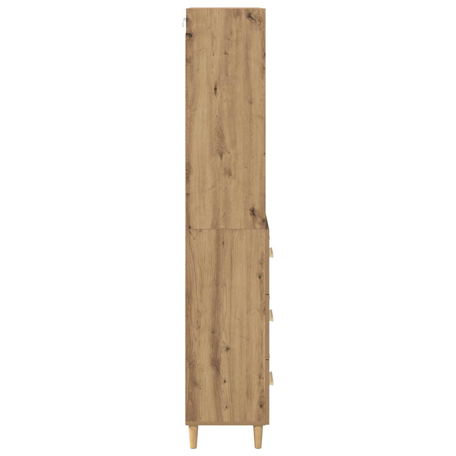 Hoge kast Artisan Eiken 69,5 x 32,5 x 180 cm Bewerkt hout