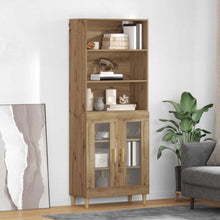 Hoge kast Artisan Eiken 69,5 x 32,5 x 180 cm Bewerkt hout