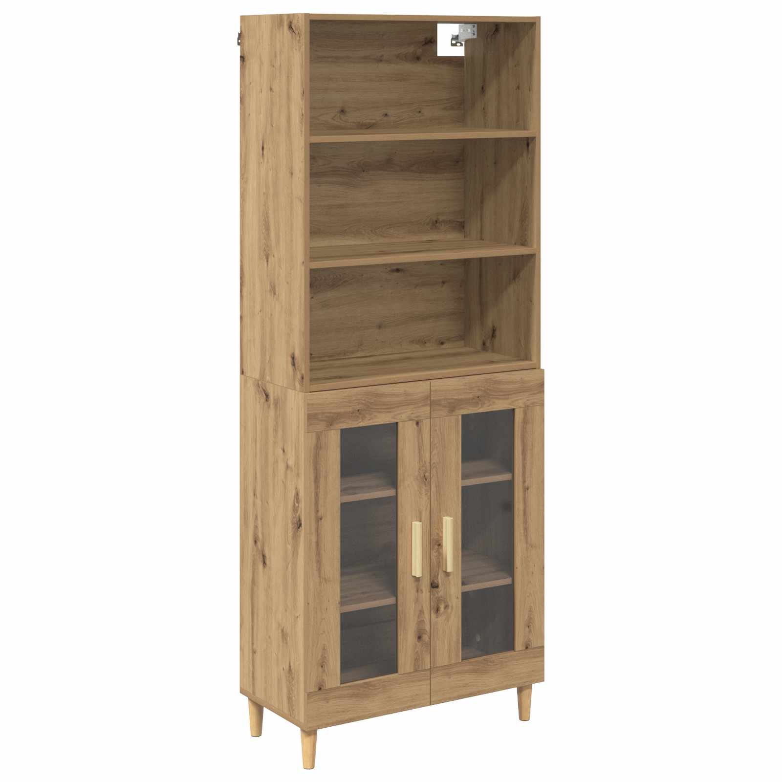 Hoge kast Artisan Eiken 69,5 x 32,5 x 180 cm Bewerkt hout