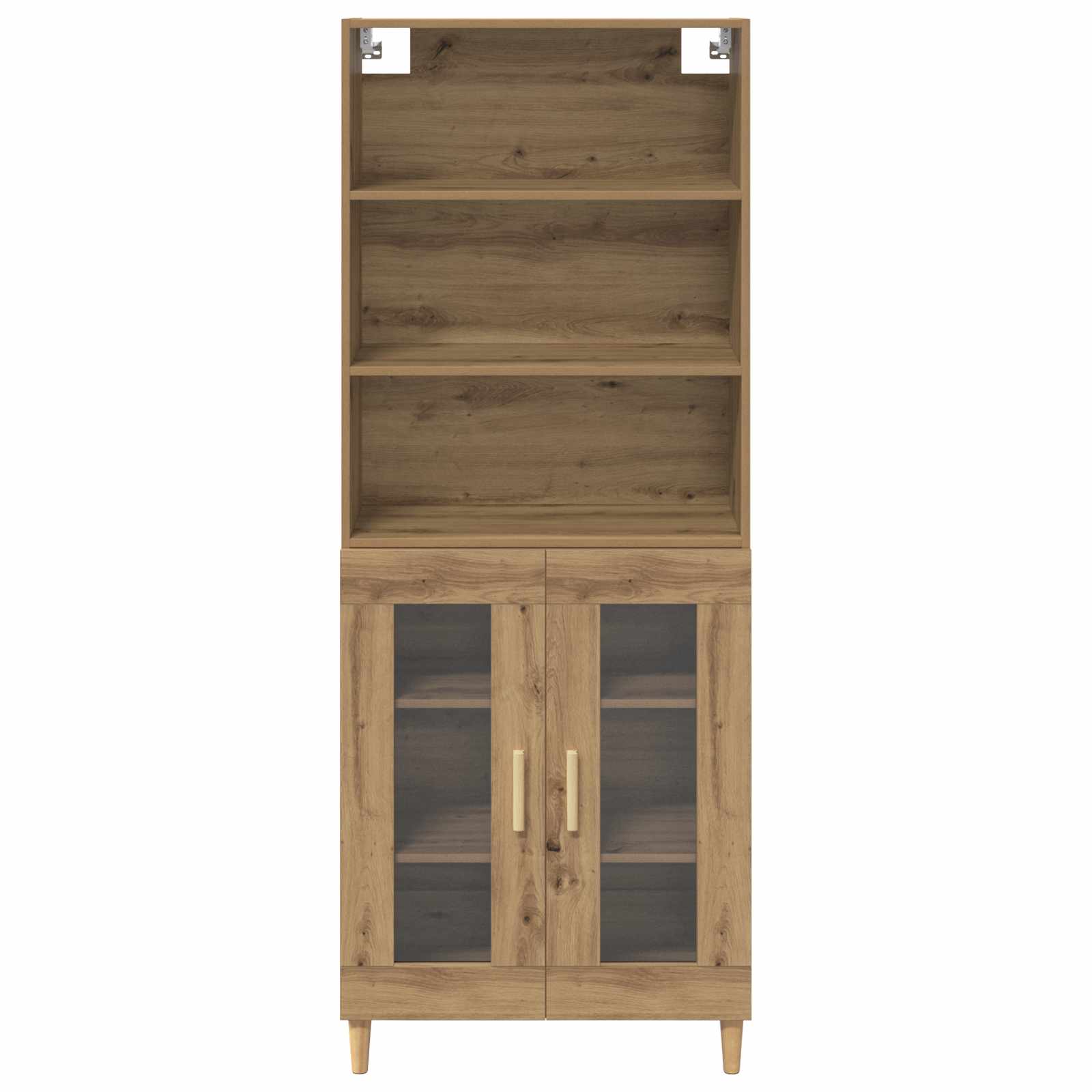 Hoge kast Artisan Eiken 69,5 x 32,5 x 180 cm Bewerkt hout
