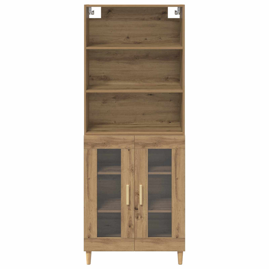 Hoge kast Artisan Eiken 69,5 x 32,5 x 180 cm Bewerkt hout