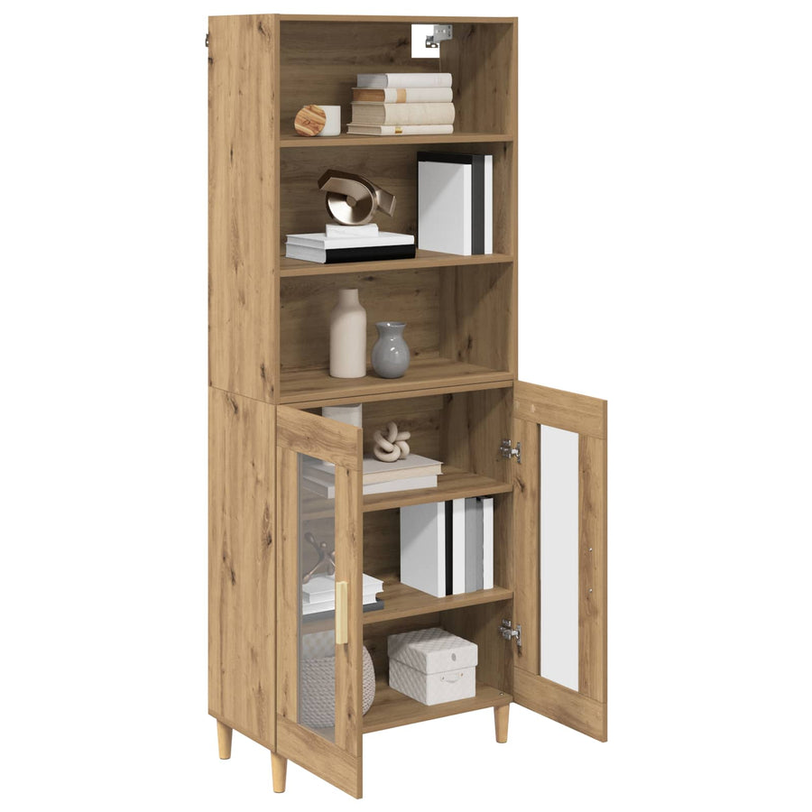 Hoge kast Artisan Eiken 69,5 x 32,5 x 180 cm Bewerkt hout
