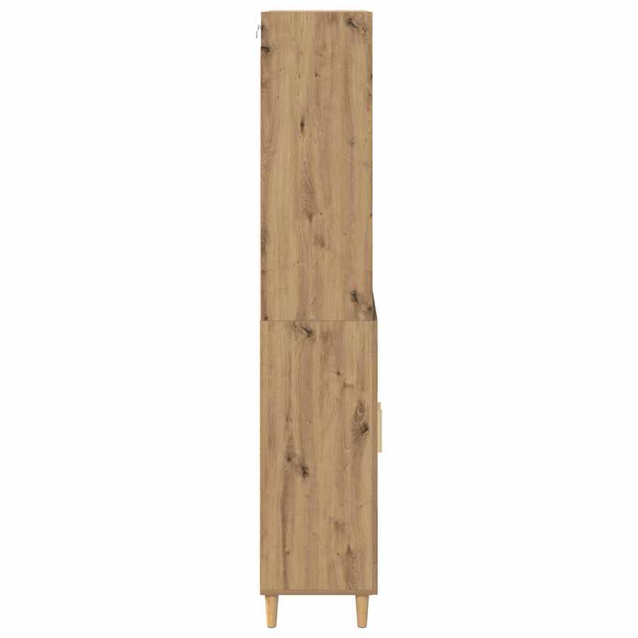 Hoge kast Artisan Eiken 69,5 x 32,5 x 180 cm Bewerkt hout