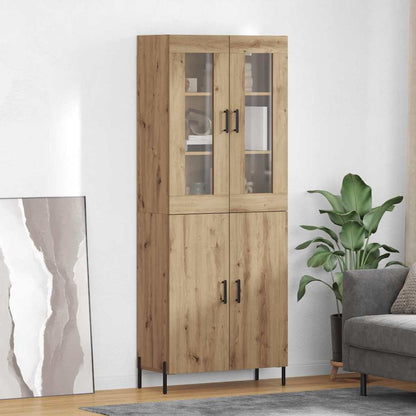 Highboard Artisan Eiken 69,5 x 34 x 180 cm Bewerkt hout