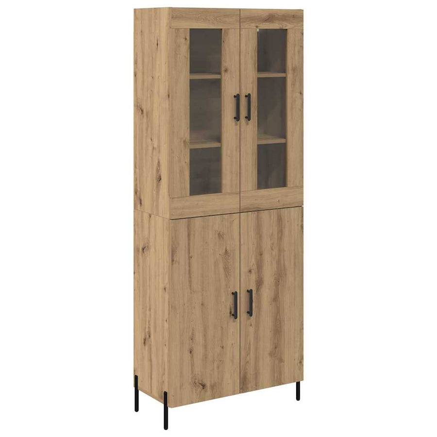 Highboard Artisan Eiken 69,5 x 34 x 180 cm Bewerkt hout